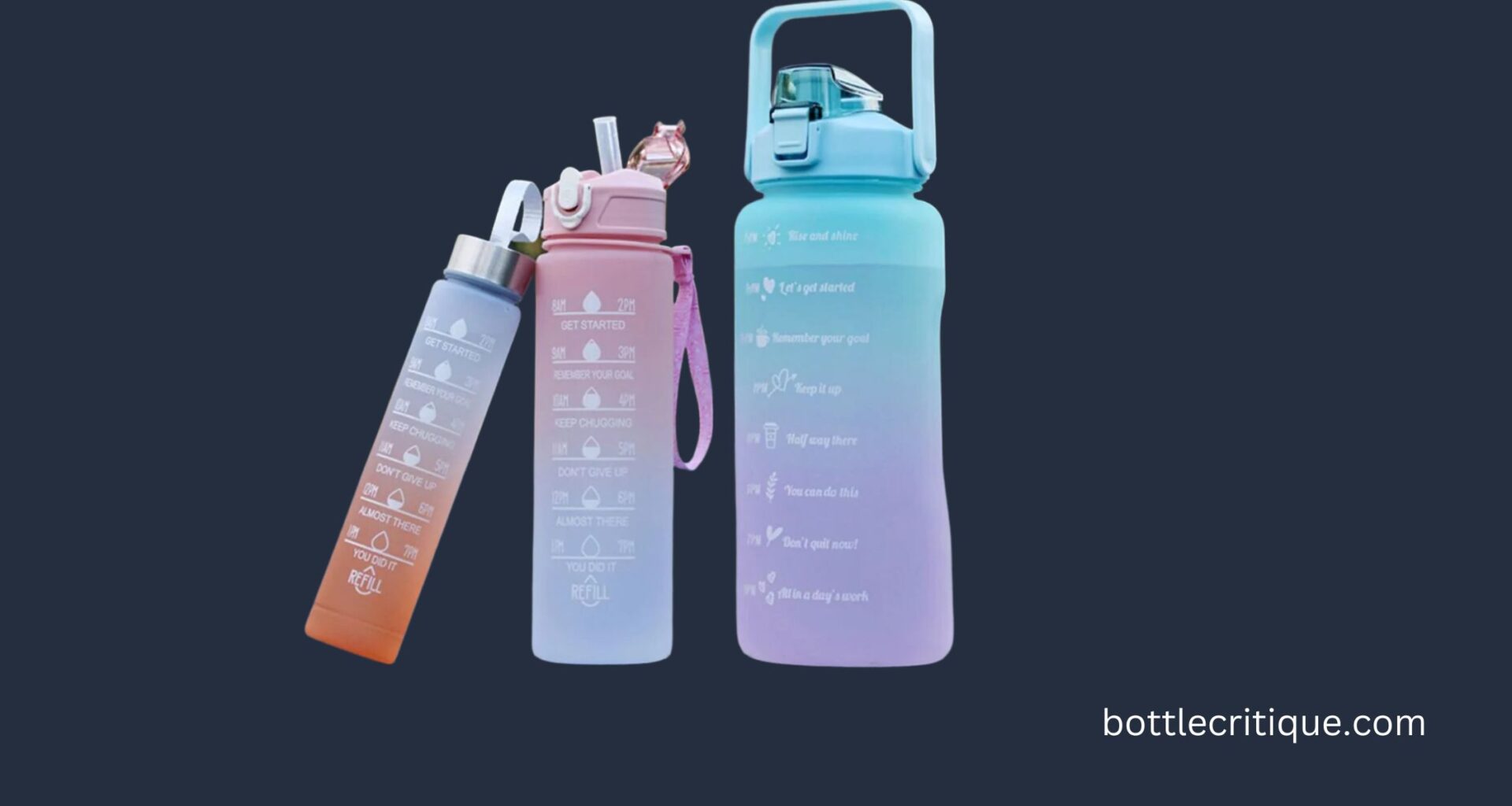 How to Use Motivational Water Bottle?